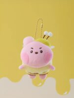 Mini Minini Plush Keyring Honey Bee