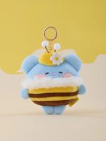 Minini Measuring Tape Plush Keyring Honey Bee