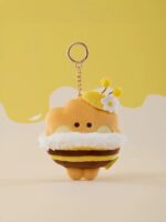 Minini Measuring Tape Plush Keyring Honey Bee