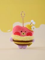 Minini Measuring Tape Plush Keyring Honey Bee