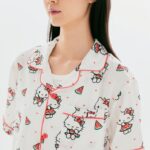 [SPAO X Hello Kitty] Short-Sleeve Pajamas Set