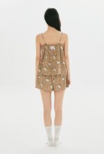 [Hello Kitty] Leopard Slip Pajamas (Brown)_SPPPG37U02