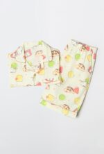 [Crayon Shin-chan] Shin-chan Sleeping Soundly in Short-Sleeve Pajamas (IVORY)