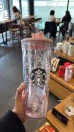 Starbucks 2026 Cherry Blossom Blooming Flower Coldcup 710ml straw cup Limited MD
