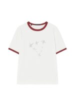 [GUESS X HYUNJIN] Star Ringer T-Shirt
