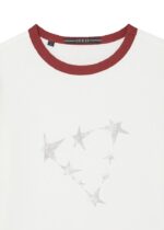 [GUESS X HYUNJIN] Star Ringer T-Shirt