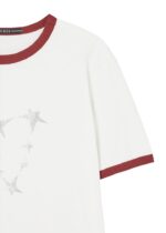 [GUESS X HYUNJIN] Star Ringer T-Shirt