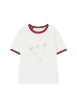 [GUESS X HYUNJIN] Star Ringer T-Shirt